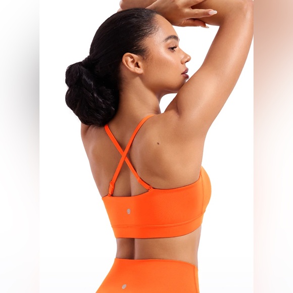 Butterluxe Adjustable Spaghetti Thin Strap Sports Bra - Picture 1 of 5